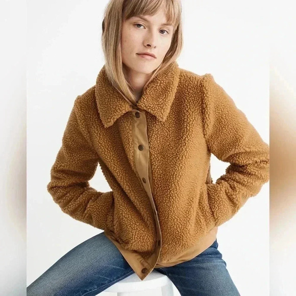 Madewell Sherpa Portland Jacket - Picture 2 of 8